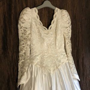 Custom made wedding dress Size 10 white